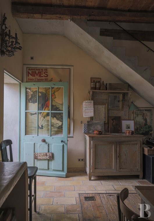 Character houses for sale - languedoc-roussillon - In Camargue, inside the fortified walls of a preserved medieval town,  three houses joined by two interior courtyards with terraced gardens