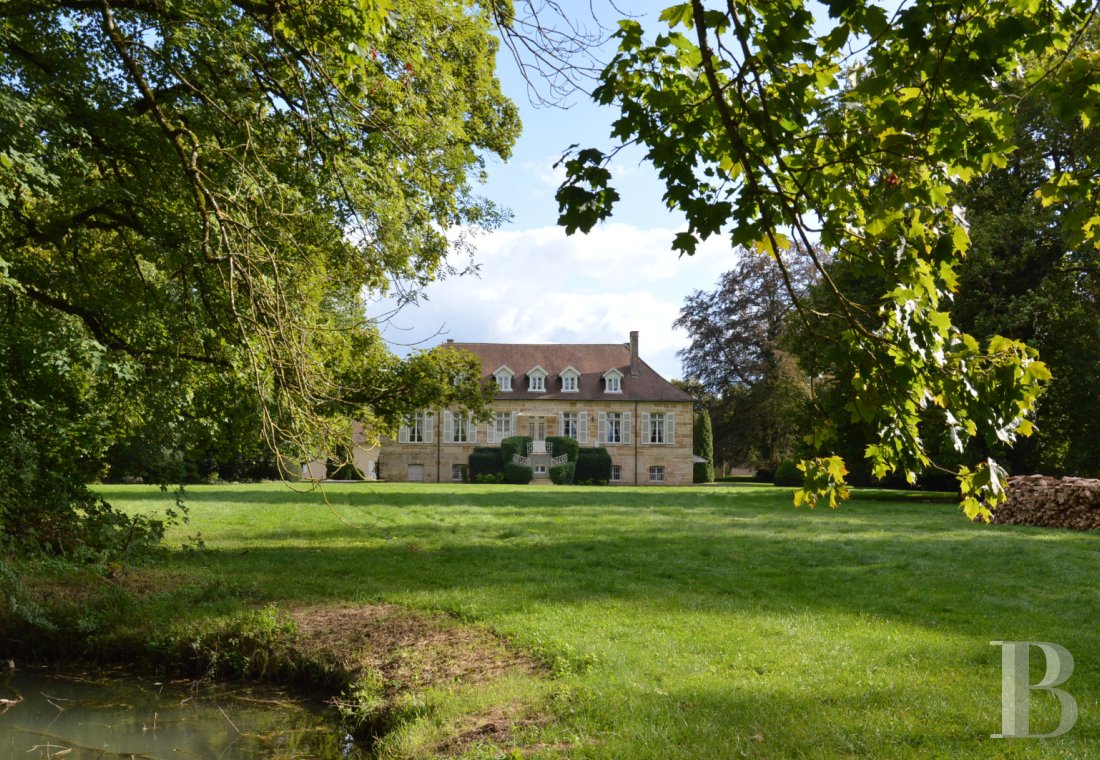 Castles / chateaux for sale - lorraine - An 18th-century chateau with a secondary house, indoor and outdoor pools, and eight hectares of grounds with a stream, just over an hour from Paris by high-speed rail
