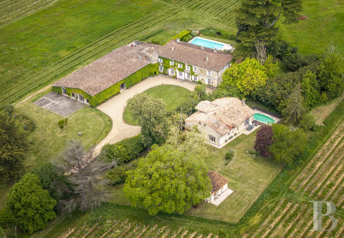 Castles / chateaux for sale - aquitaine - An 18th-century chateau, gites, reception room and swimming pools  set in 3 hectares of grounds in the heart of a wine-growing estate 