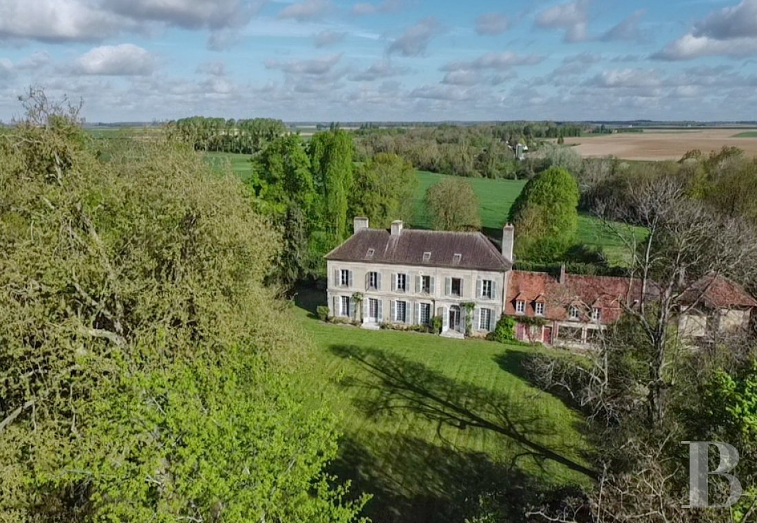 Residences for sale - ile-de-france - A beautiful property near Paris with vast, tree-dotted grounds, an 18th-century house and a 17th-century dwelling, nestled in a bucolic backdrop