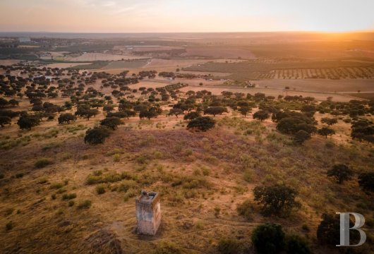 A 60-hectare estate with a watchtower and swimming pool, nestled by the town of Serpa in Portugal’s Alentejo region