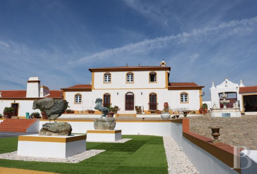 An authentic 19th-century Portuguese farm for horses with 12.2 hectares of grounds in the town of Arronches in Portugal’s ...