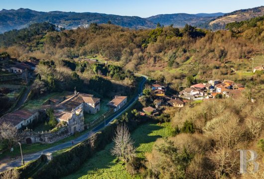 In the Ribeiro wine region, a 16th-century Galician manor house and its 3-hectare estate