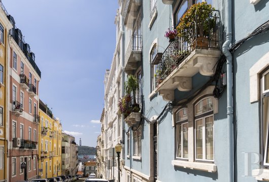 In Lapa, Lisbon, a five-bedroom duplex on the top floors of a renovated building facing the Tagus River