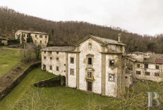 In the Tuscan Mugello region, an 11th-century Medici abbey and its estate covering over 54 hectares