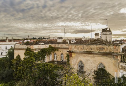 In Reguengos de Monsaraz, Alentejo, a rare Victorian Gothic palace dating from 1857 with a 4,000 m² enclosed garden.