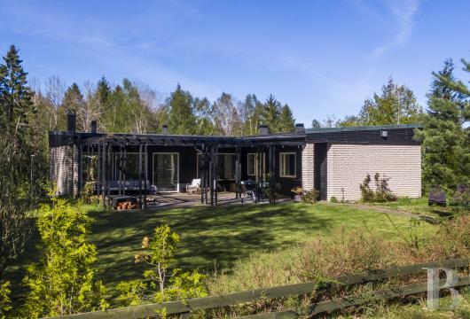 In Järna, Sweden, a house nestled between the forest and the Baltic Sea